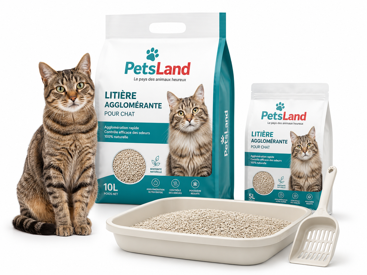 Litières agglomérantes – Chat