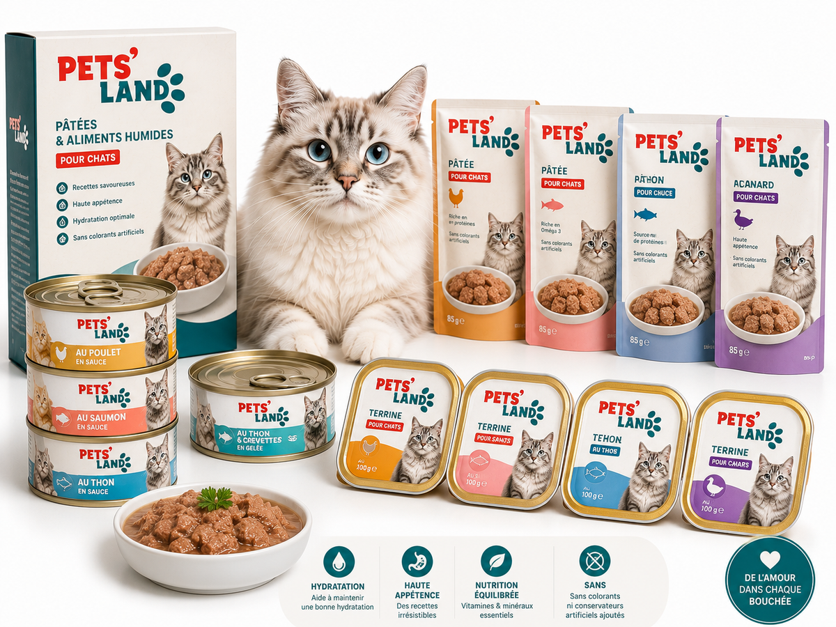 Pâtées et aliments humides – Chat