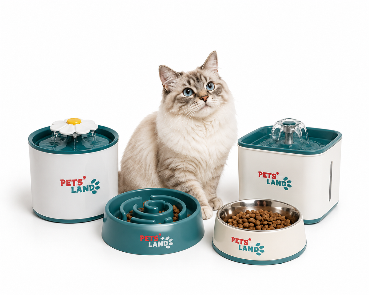 Gamelles et fontaines – Chat