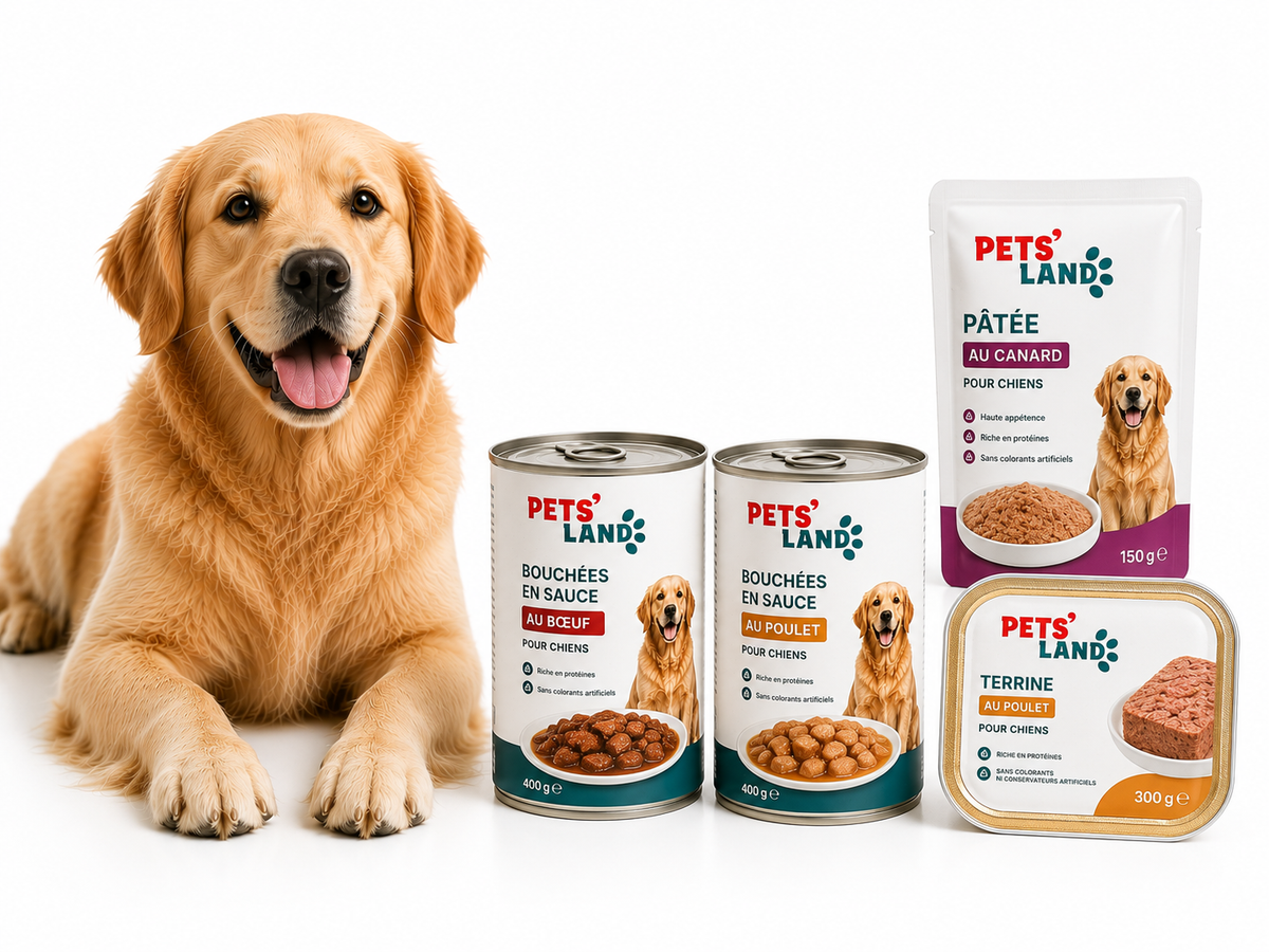 Pâtées et aliments humides – Chien