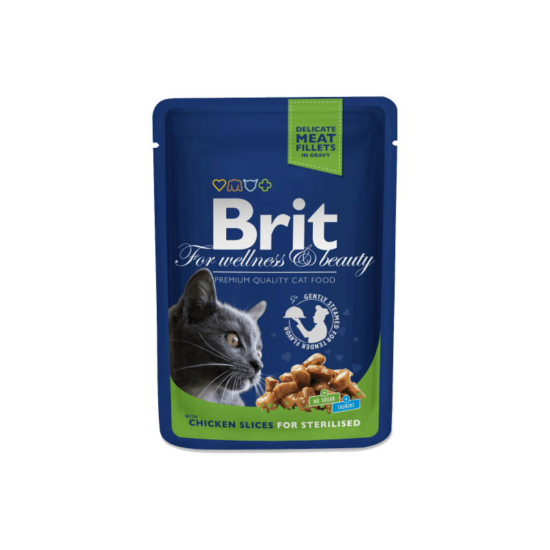 Brit Sterilised Cat au poulet – pochon