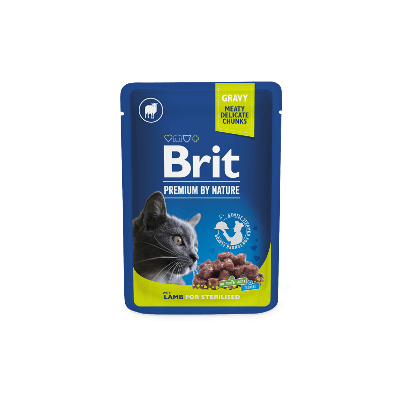 Brit Sterilised Cat à l’agneau – pochon