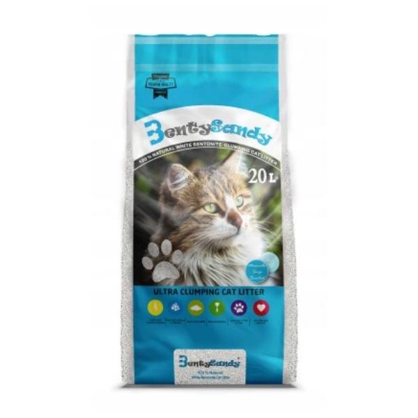 BentySandy litière agglomérante parfum savon de Marseille – 20 L