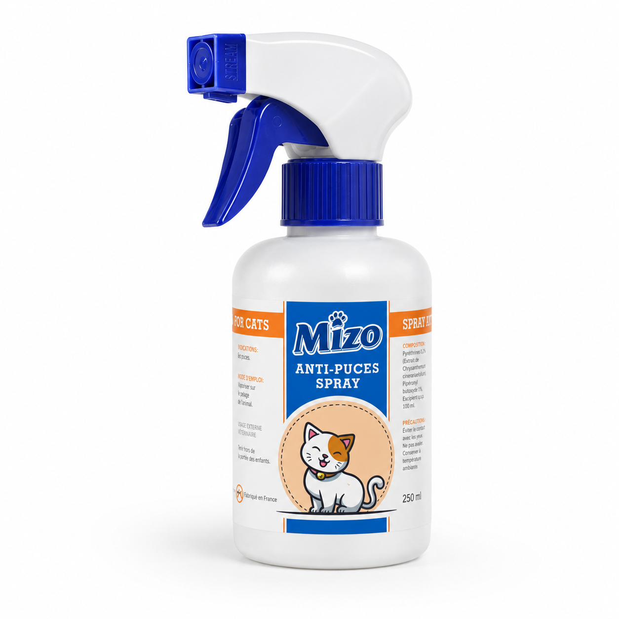 Mizo spray anti-puces pour chats – spray