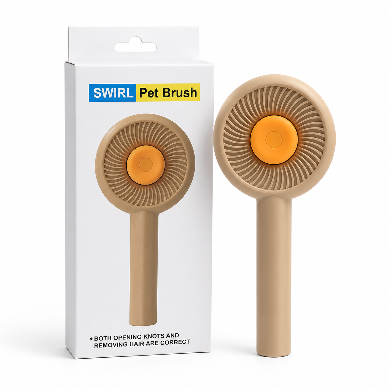 Swirl brosse pour animaux – brosse