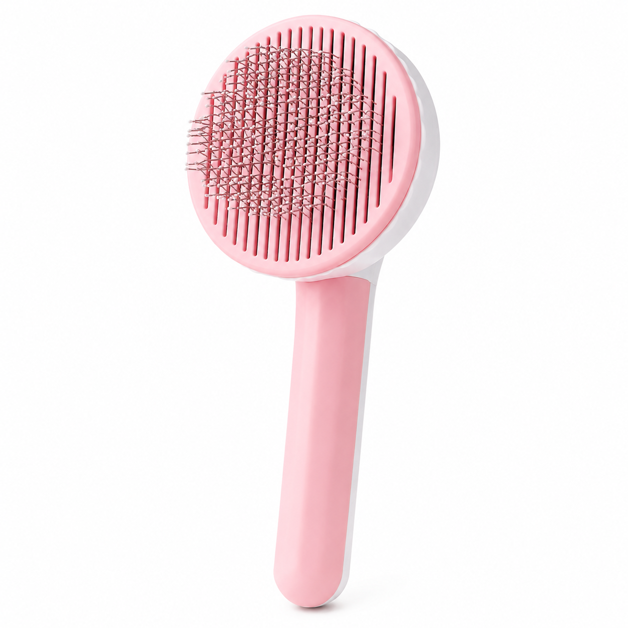 Brosse autonettoyante à bouton – brosse