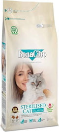 BonaCibo Sterilised Cat au saumon – 2 kg