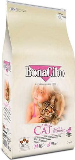 BonaCibo Adult Cat Light & Sterilised – 5 kg
