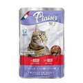 Plaisir Adult & Sterilised Cat bœuf & dinde – pochon